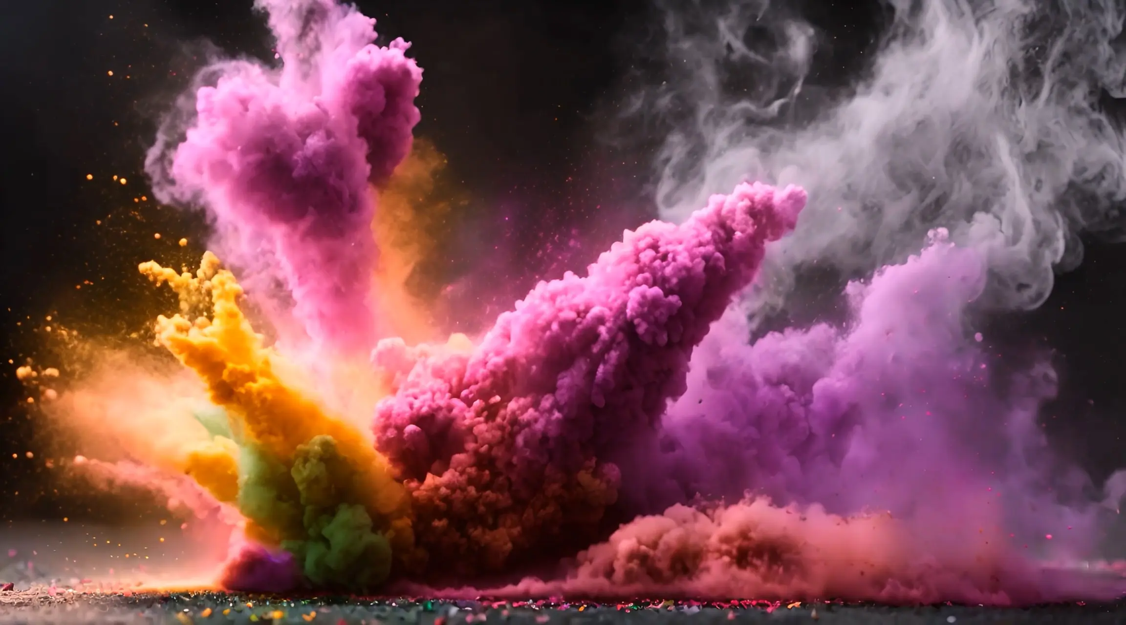 Explosive Color Burst Vivid Stock Video
